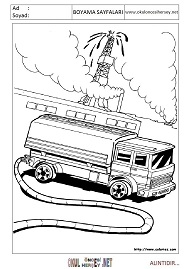Hot-wheels boyama sayfaları